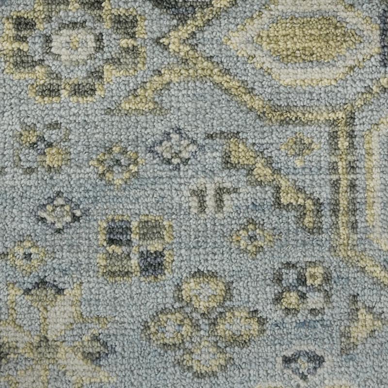Magi Diviana Jane Sky Blue Hand-Knotted Wool Area Rug