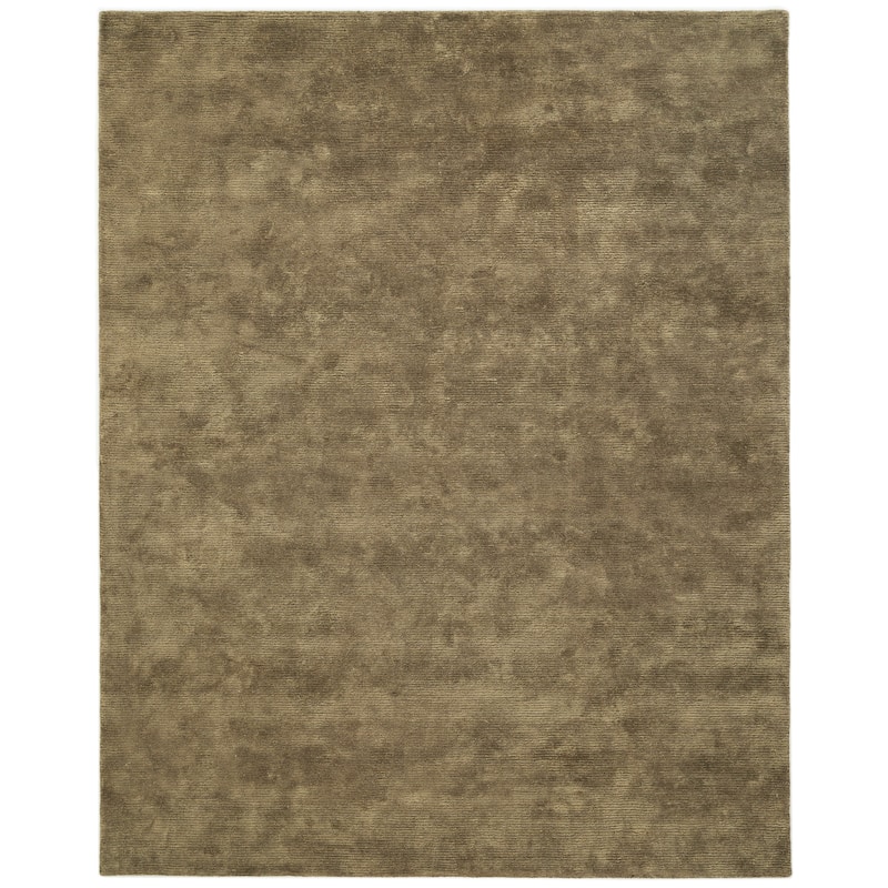Terra by Obeetee Hue Solid Rug - Green - 3' x 5'