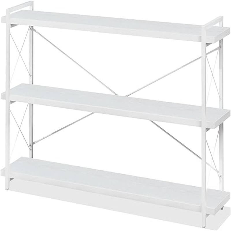 Bookshelf - 12"D x 57"W x 35"H - White