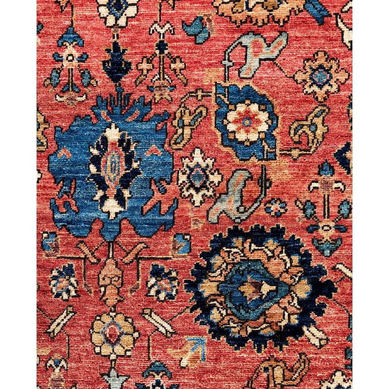 Serapi One-of-a-Kind Hand-Knotted Area Rug - Pink - 8' 2" x 10' 0"
