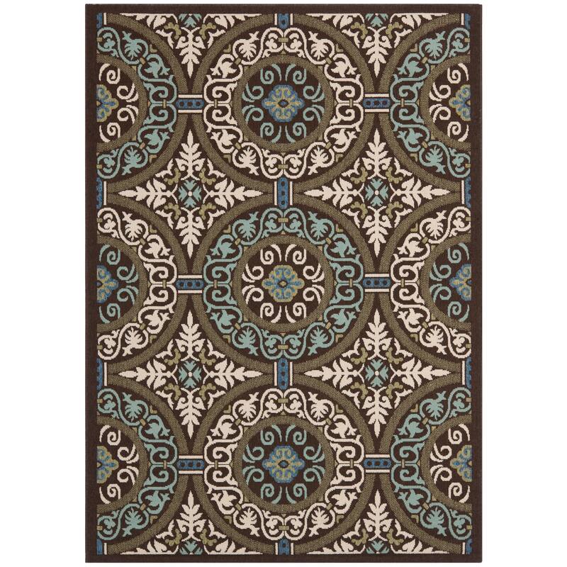 SAFAVIEH Veranda Rexhie Indoor/ Outdoor Waterproof Patio Backyard Rug
