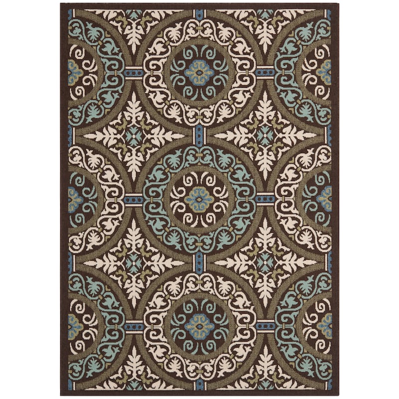 SAFAVIEH Veranda Rexhie Indoor/ Outdoor Waterproof Patio Backyard Rug