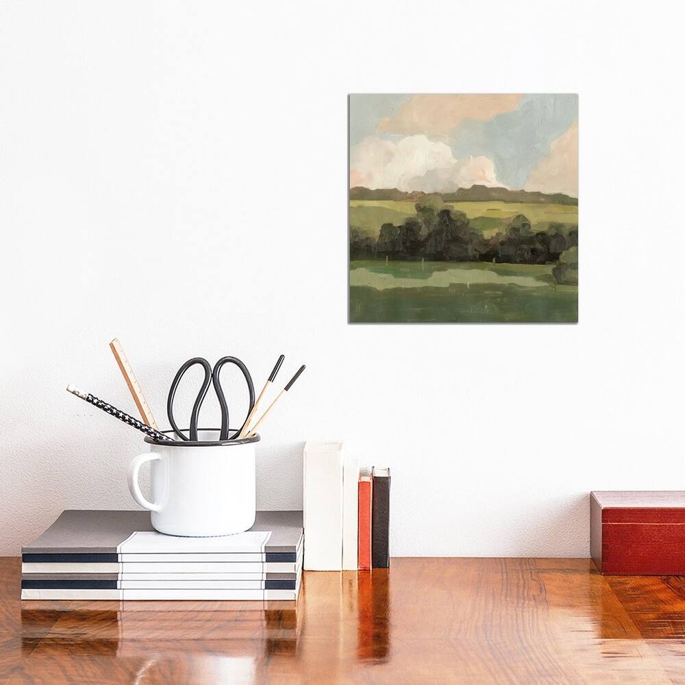 iCanvas "Ochre Evening II" by Emma Scarvey Canvas Print