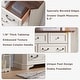 preview thumbnail 5 of 25, Farmhouse 5 Drawers Dresser, Wood Chest of Drawers, Dressers Organizer