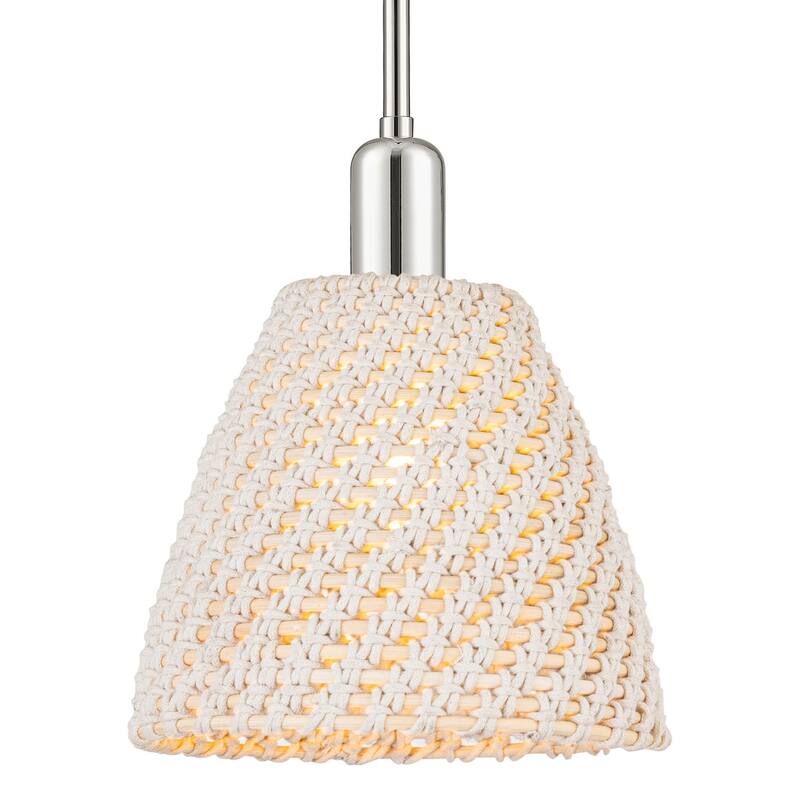 Innovations Lighting 716-1S-NBD-9-NAT Natural Ballston Dome 9" Wide - Polished Nickel
