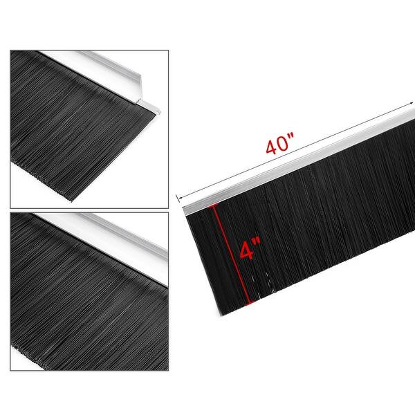 Shop 40 Inch Length 4 Inch Height Nylon Brush Insert Door Bottom