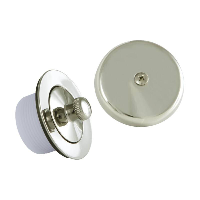 Made To Match Twist and Close Tub Drain Conversion Kit - Polished Nickel