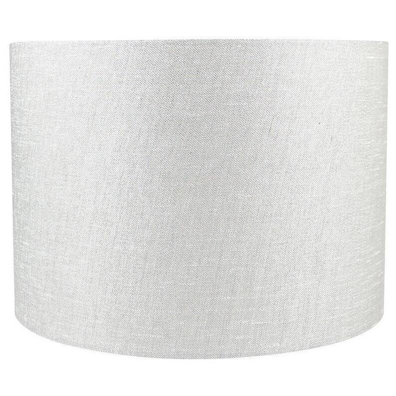Classic Drum Metallic Fabric Lamp Shade, 8" to 16" Bottom Size