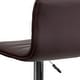 preview thumbnail 76 of 111, Modern Vinyl Stitch Back Adjustable Height Barstool - 16"W x 19"D x 35" - 44"H