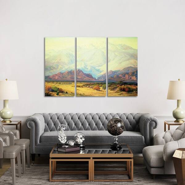 slide 3 of 4, iCanvas "The Majestic Desert " by Fred Grayson Sayre 3-Piece Canvas Wall Art Set 40x60x0.75