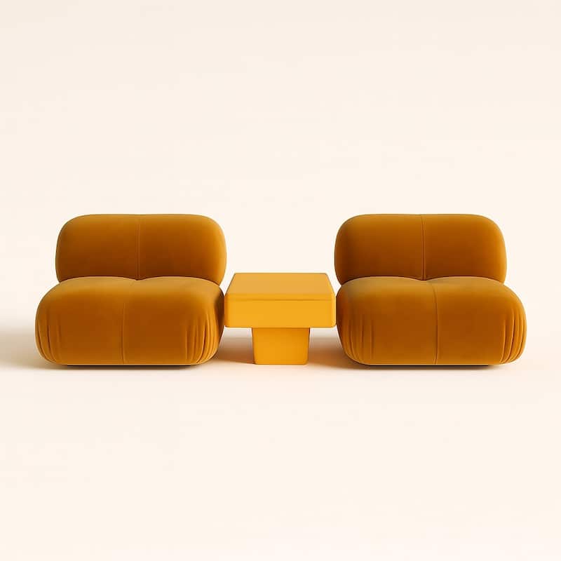 Gattis Home High Glossy Marble End Table