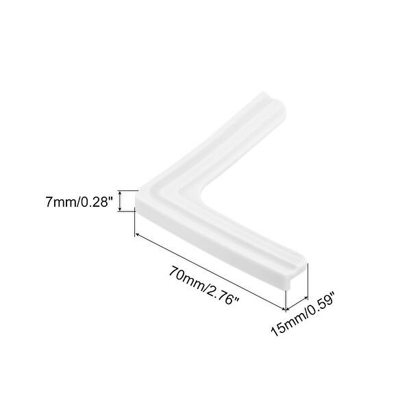 Window Corner Edge Protectors, 4 Pack Standard Lace Style 70mmx15mm