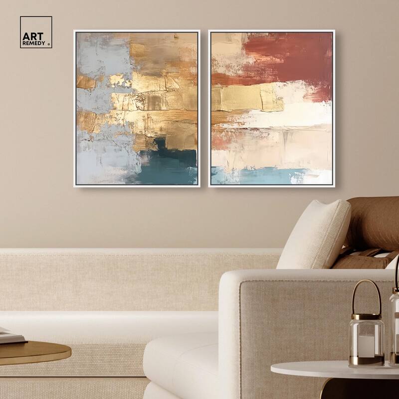 Earthy Glow II Canvas Set of 2 by Art Remedy