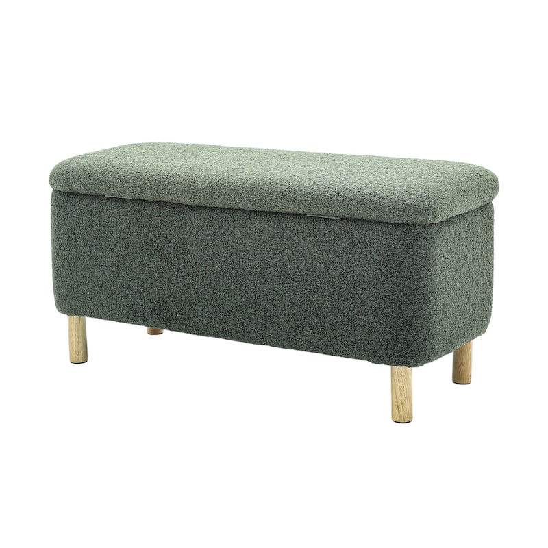39'' L Upholstered Storage Ottoman Bench