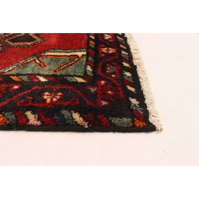 ECARPETGALLERY Hand-knotted Konya Red Wool Rug - 3'8 x 10'10
