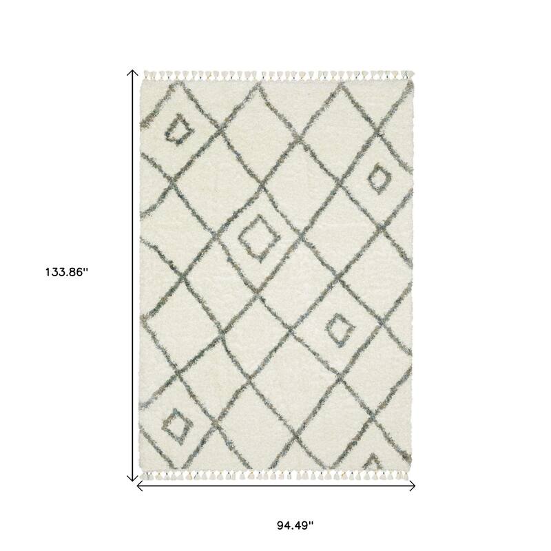 HomeRootsDiamond Casual Runner Area Rug