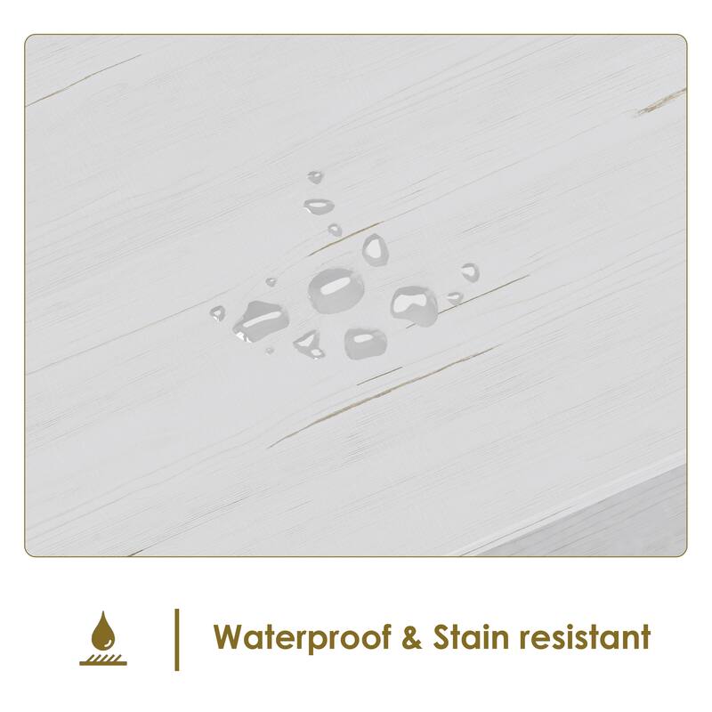 Farmhouse Wall Cabinet with 3 Doors and Shelves