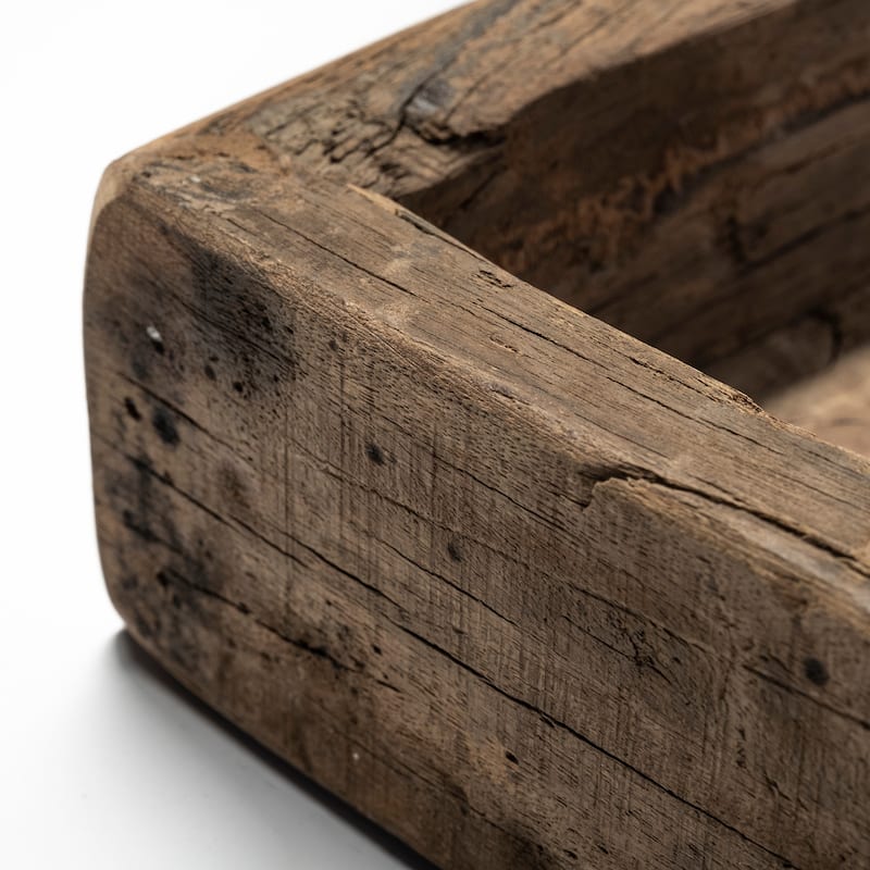 Carson Brown Reclaimed Wood Tray (Small)