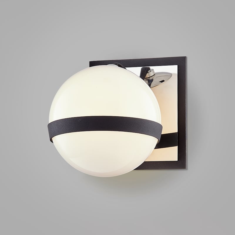 Troy Lighting Ace Vanity with Opal White Glass