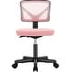 preview thumbnail 8 of 44, Office Computer Desk Chair with Wheels, Ergonomic Low-Back Mesh Rolling Work Swivel Chairs, Armless Comfortable Lumbar Support