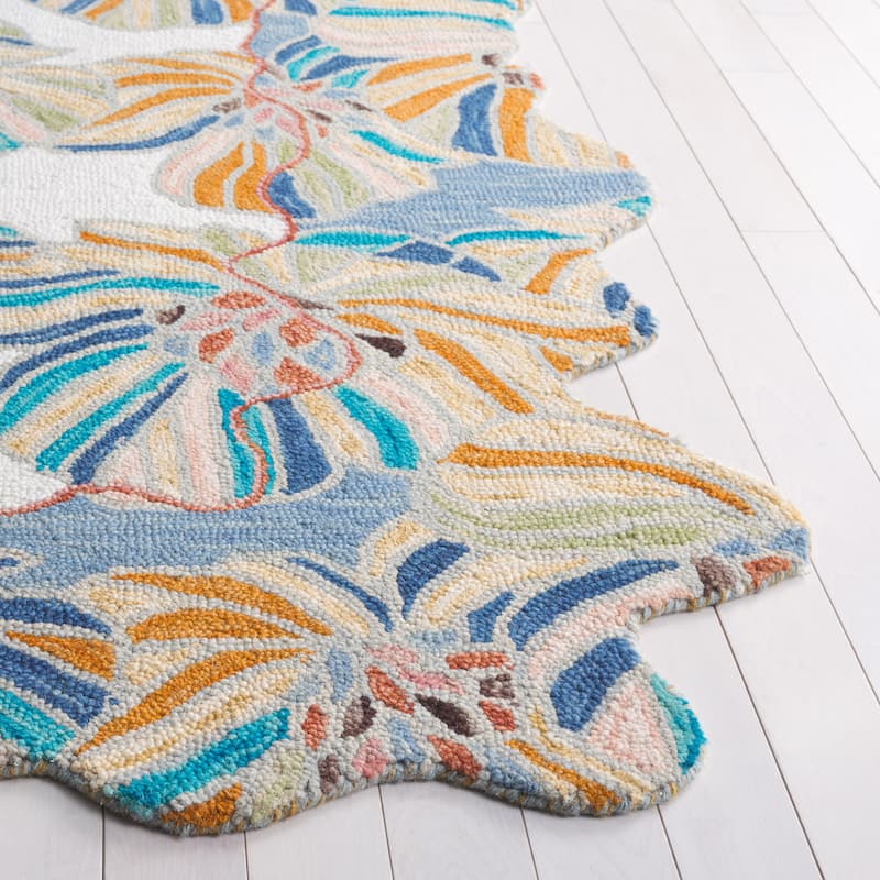 SAFAVIEH Handmade Jardin Matinoula Floral Wool Rug
