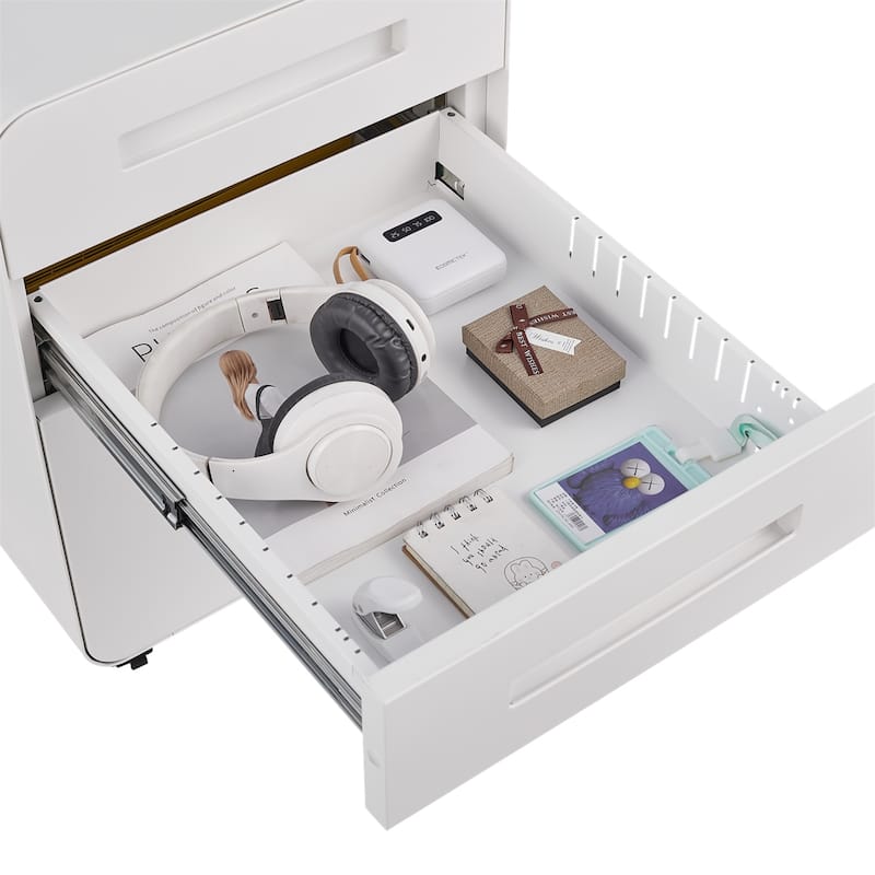 Mobile File Cabinet Under Desk Office,Versatile Storage Cabinet