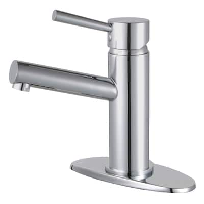 Kingston Brass Concord Single-Handle Bathroom Faucet with Push Pop-Up