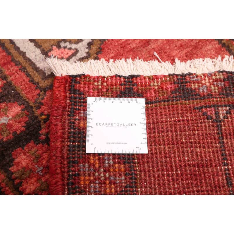 ECARPETGALLERY Hand-knotted Konya Anatolian Red Wool Rug - 3'11 x 13'3