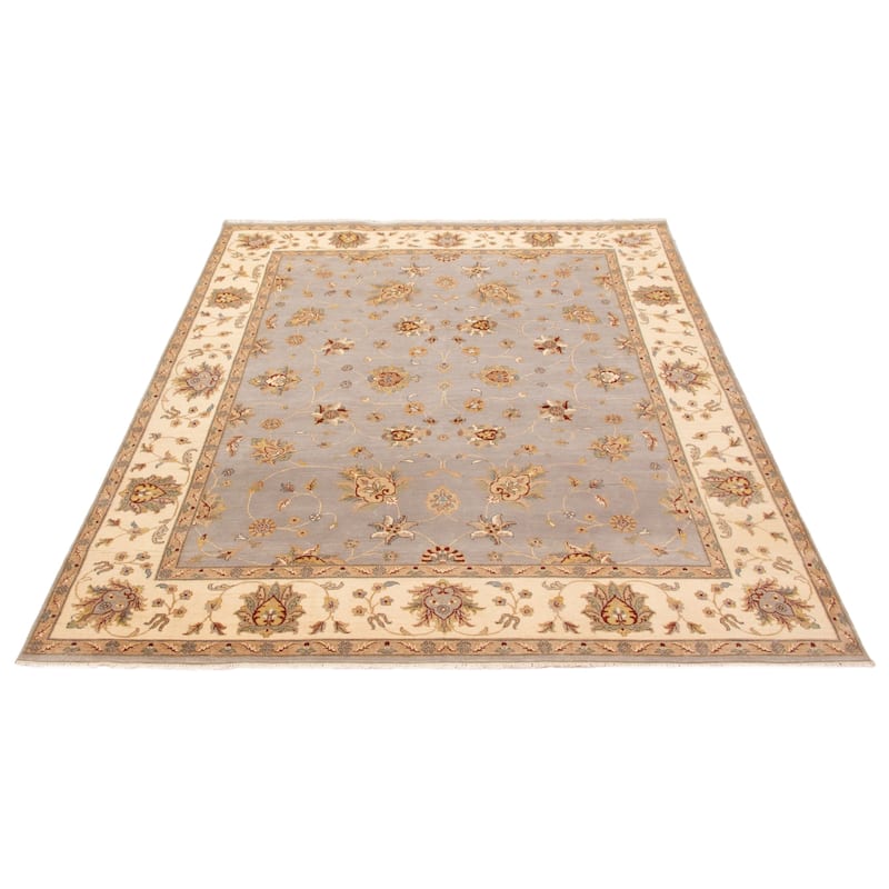 ECARPETGALLERY Hand-knotted Jamshidpour Grey Wool Rug - 8' x 10' 3"