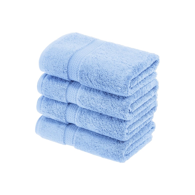 Superior Egyptian Cotton Pile Heavyweight Hand Towel Set of 4