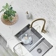 preview thumbnail 1 of 15, STYLISH 28 inch Stainless Steel 18G 60/40 Double Bowl Reversible Undermount Sink - 28" x 18" x 9" Without Grids