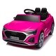 preview thumbnail 21 of 58, Official Audi Kids Ride-On with Bluetooth, Music, Dual Motors & Safety Features Pink