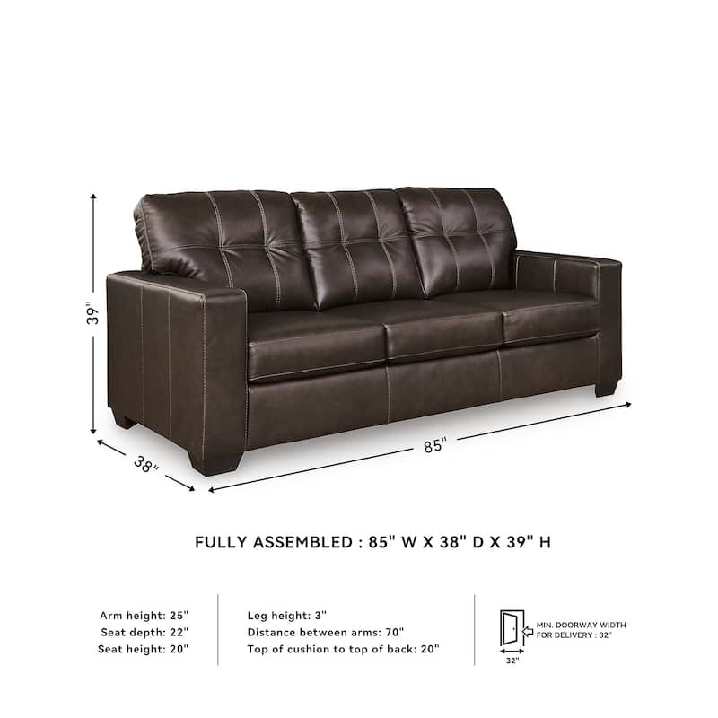 Signature Design by Ashley Santorine Sofa - 85"W x 38"D x 39"H