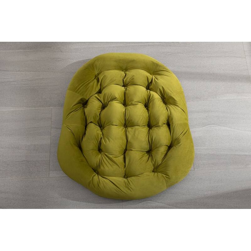 Premium Oversized Rattan Rocking Chair with Padded Cushion - Comfortable Recliner for Indoor & Outdoor Relaxation