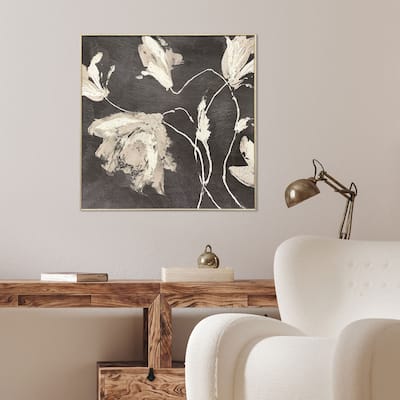Paragon Neutral Flora I - Non-Glass Framed Art