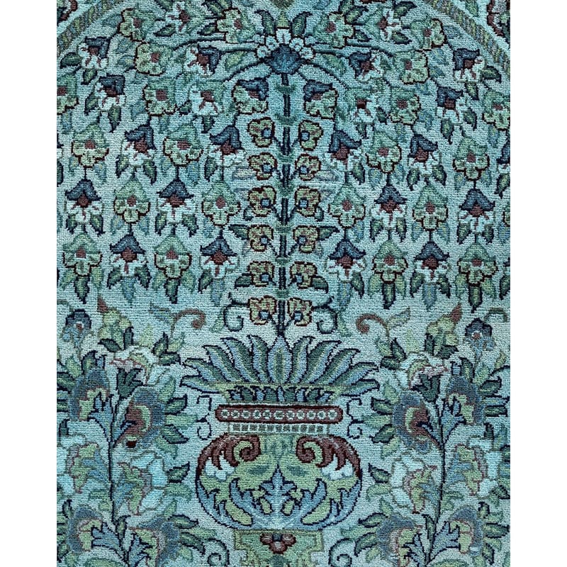 Overdyed, One-of-a-Kind Hand-Knotted Area Rug - Beige - 12' 1" x 17' 10"