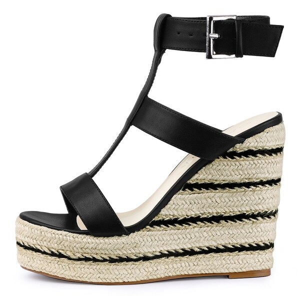 strappy espadrille platform sandals