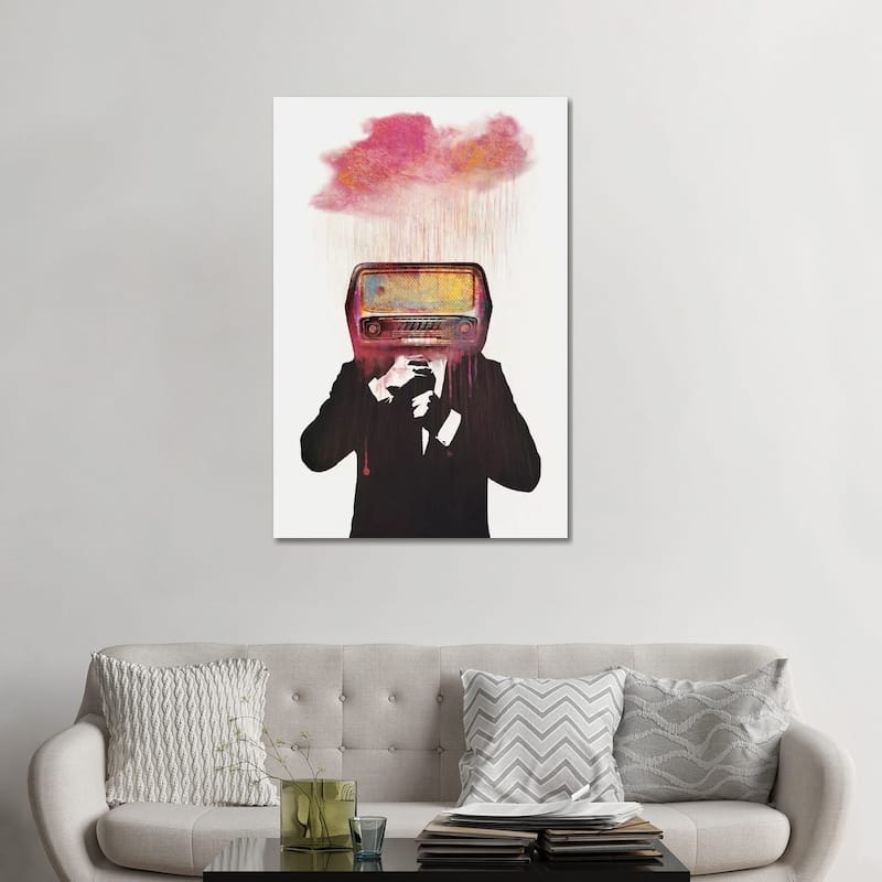 iCanvas "Radiohead" by Daniel Taylor Canvas Print - 48x32x1.5