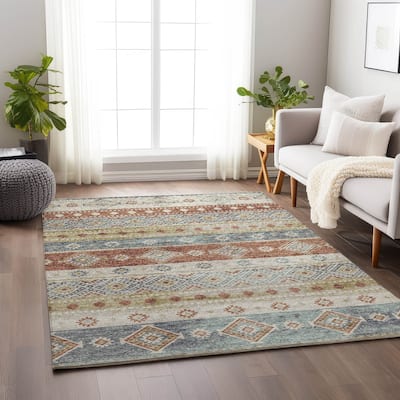 Premium Washable Super Soft Tribal Boho Mayfield Rug
