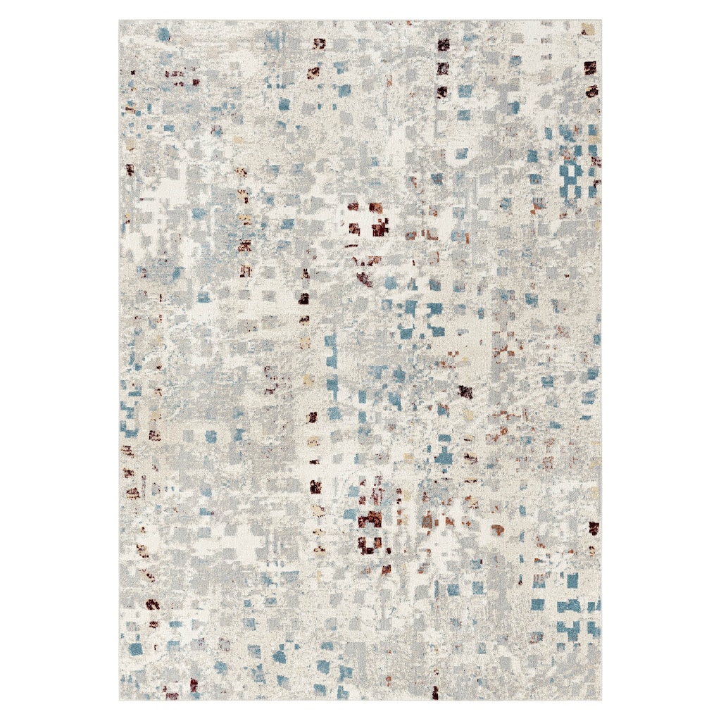 Everwash Treasure Eloise Modern Geometric Machine Washable Area Rug