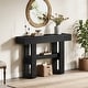 preview thumbnail 19 of 28, 41-Inch Farmhouse Console Table for Entryway, 2-Tier Narrow Sofa Table - 41.34" W x 11.81" D x 31.5" H
