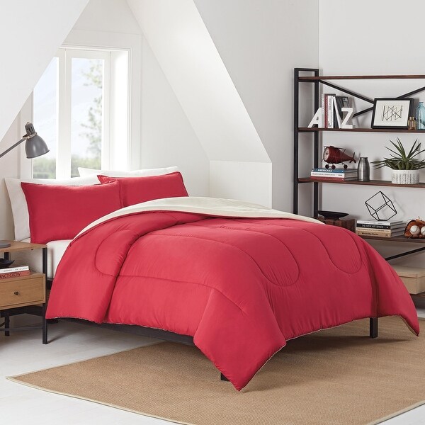IZOD Reversible Red Comforter Set. Opens flyout.