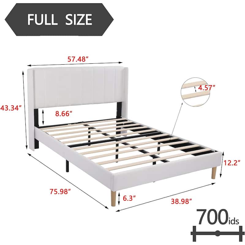 Alazyhome Upholstered Platform Bed Frame