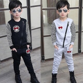 Shop Baby Boy Clothing Set Leopard Boys Clothes Sets Cotton Baby