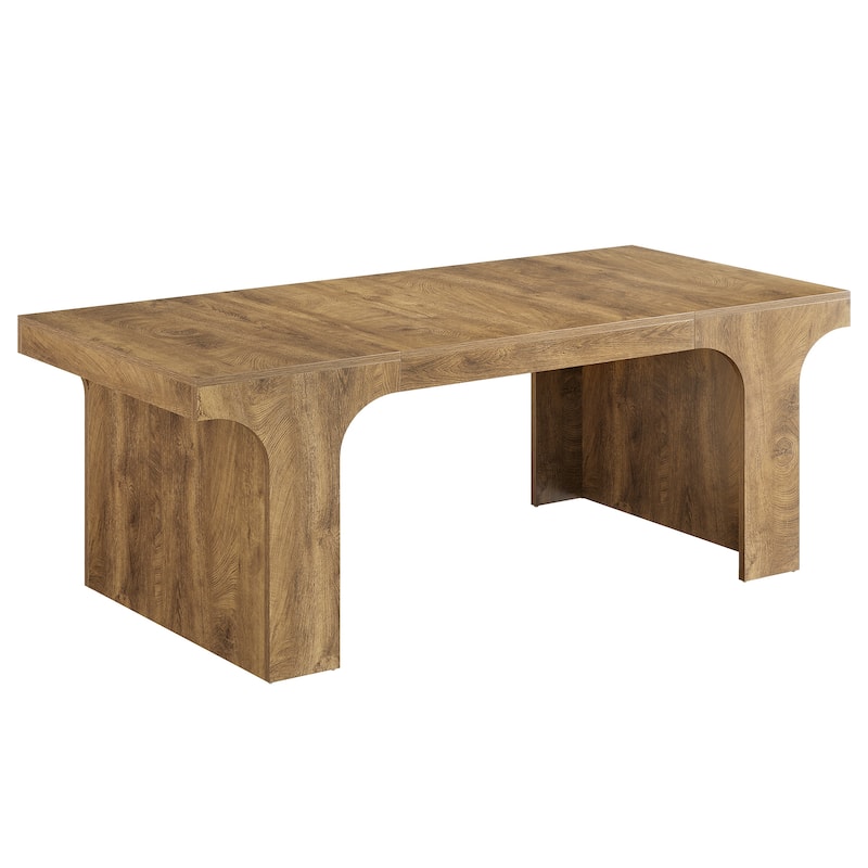 70.87" Executive Office Desk, Large Workspace Computer Desk, Simple Business Writing Table Simple Business for Home Office