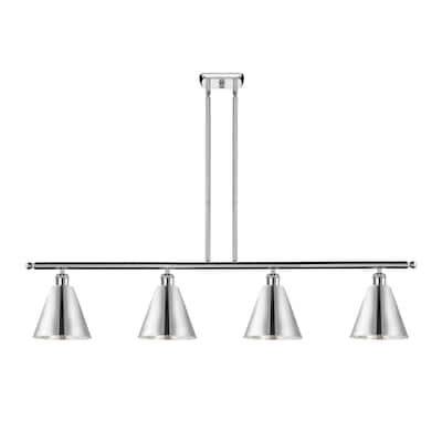 Innovations Lighting Ballston Cone - 4 Light 48" Stem Hung Island Light