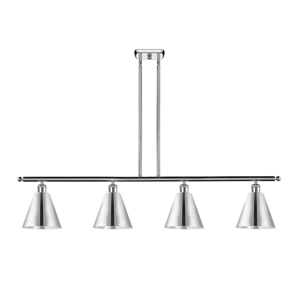 Innovations Lighting Ballston Cone - 4 Light 48" Stem Hung Island Light