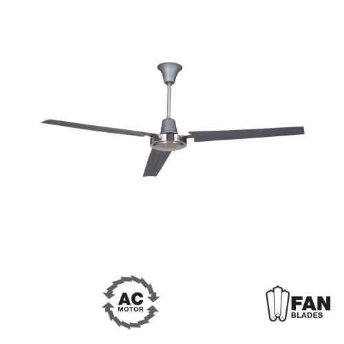 Ellington Fans Utility Modern 56" 3 Blade Indoor Ceiling Fan - Blades Included
