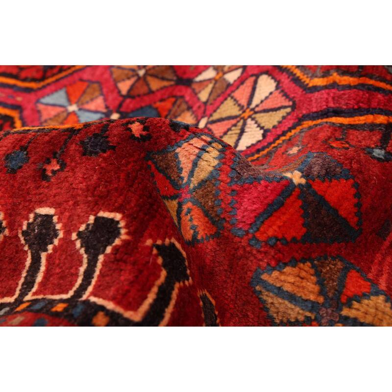 ECARPETGALLERY Hand-knotted Konya Anatolian Red Wool Rug - 4'4 x 6'1