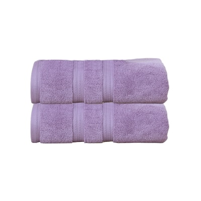 Home Weavers Elegance Essentials 550GSM Cotton Zero Twist Super Absorbent Bath Towel Set of 2